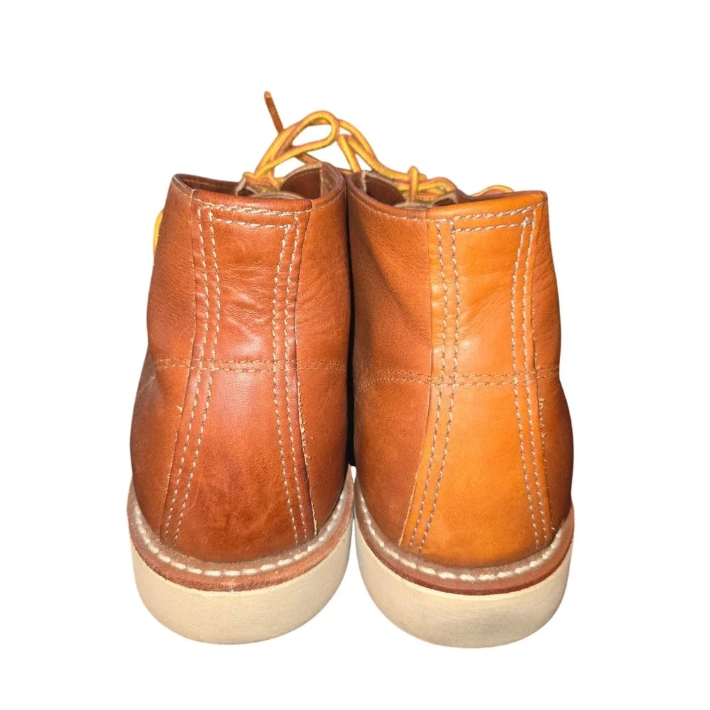 Red Wing Work Chukka Boots Men's Size 10D Oro Legacy Leather Brown Lace Up 3140